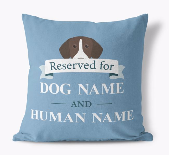 Reserved For: Personalised {breedFullName} Canvas Cushion